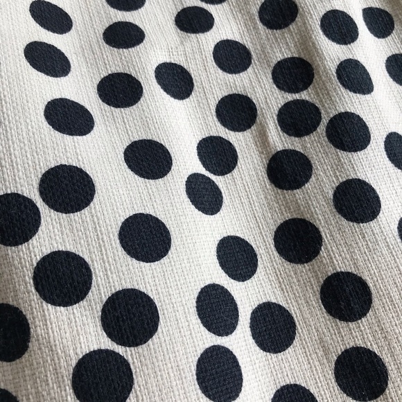 J.Crew Black Polka Dot Sheath Dress with Pockets - Picture 3 of 7